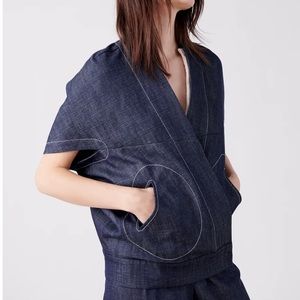 Maria Cornejo Hex Shrug jacket size M